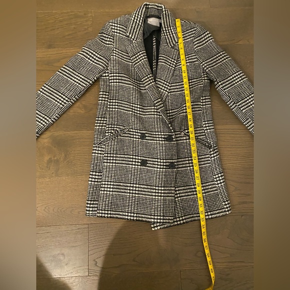 ASOS black and white coat, US 4 - Picture 7 of 7